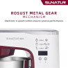 SUNATUR 5,5-l-Küchenmaschine: Kraftvolles Kneten, Mixen und mehr